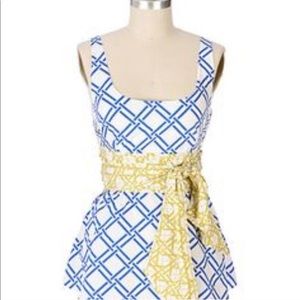 Anthropologie Viola Obi Wrap Sleeveless Top